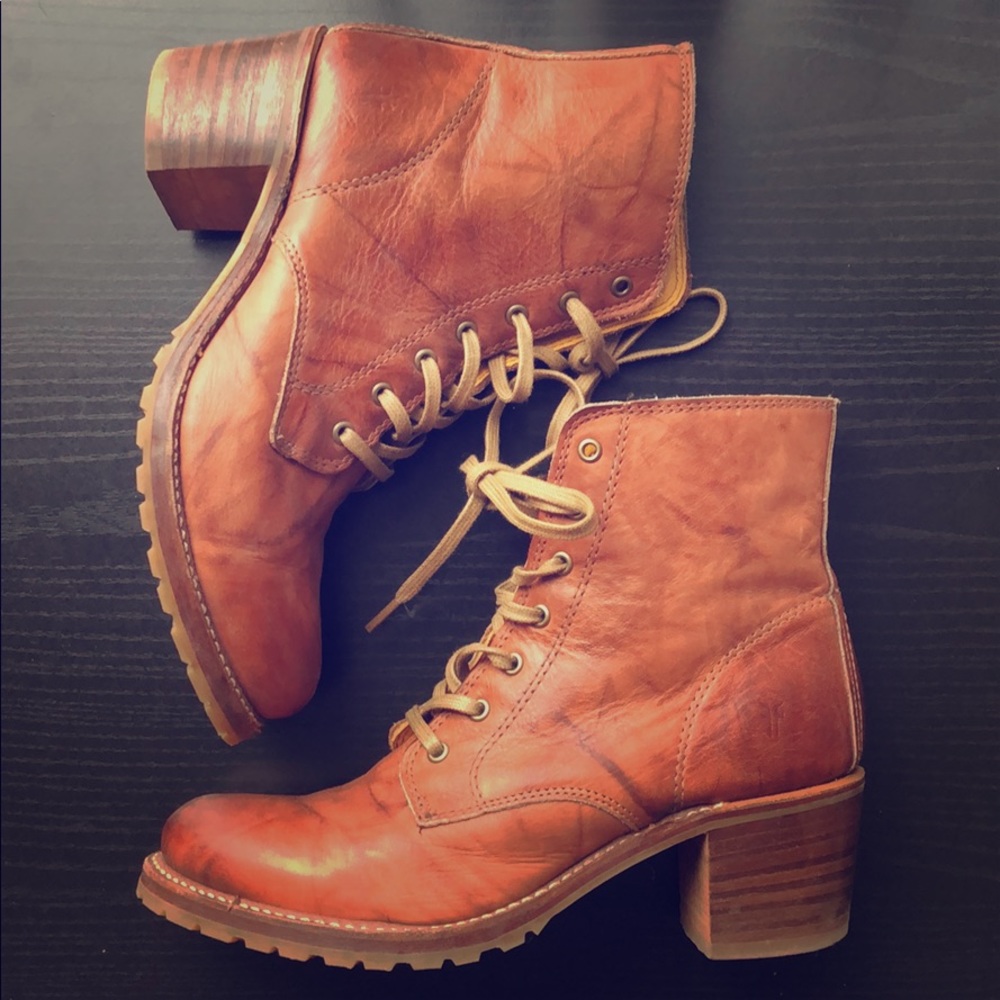 Frye Brown Booties